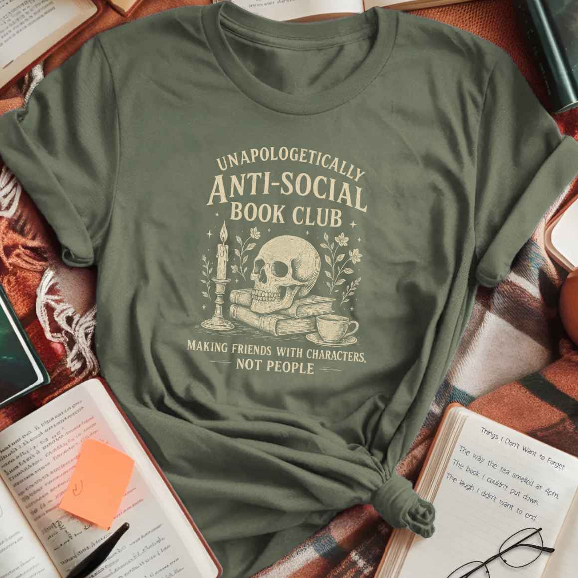 Unapologetically Anti Social Book Club T-Shirt