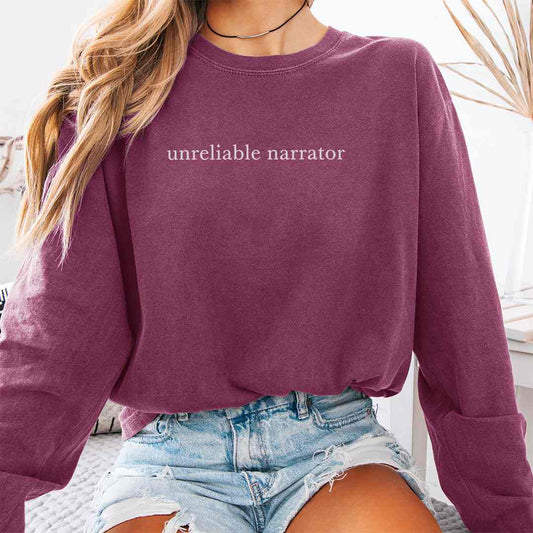 Unreliable Narrator Long Sleeve Shirt