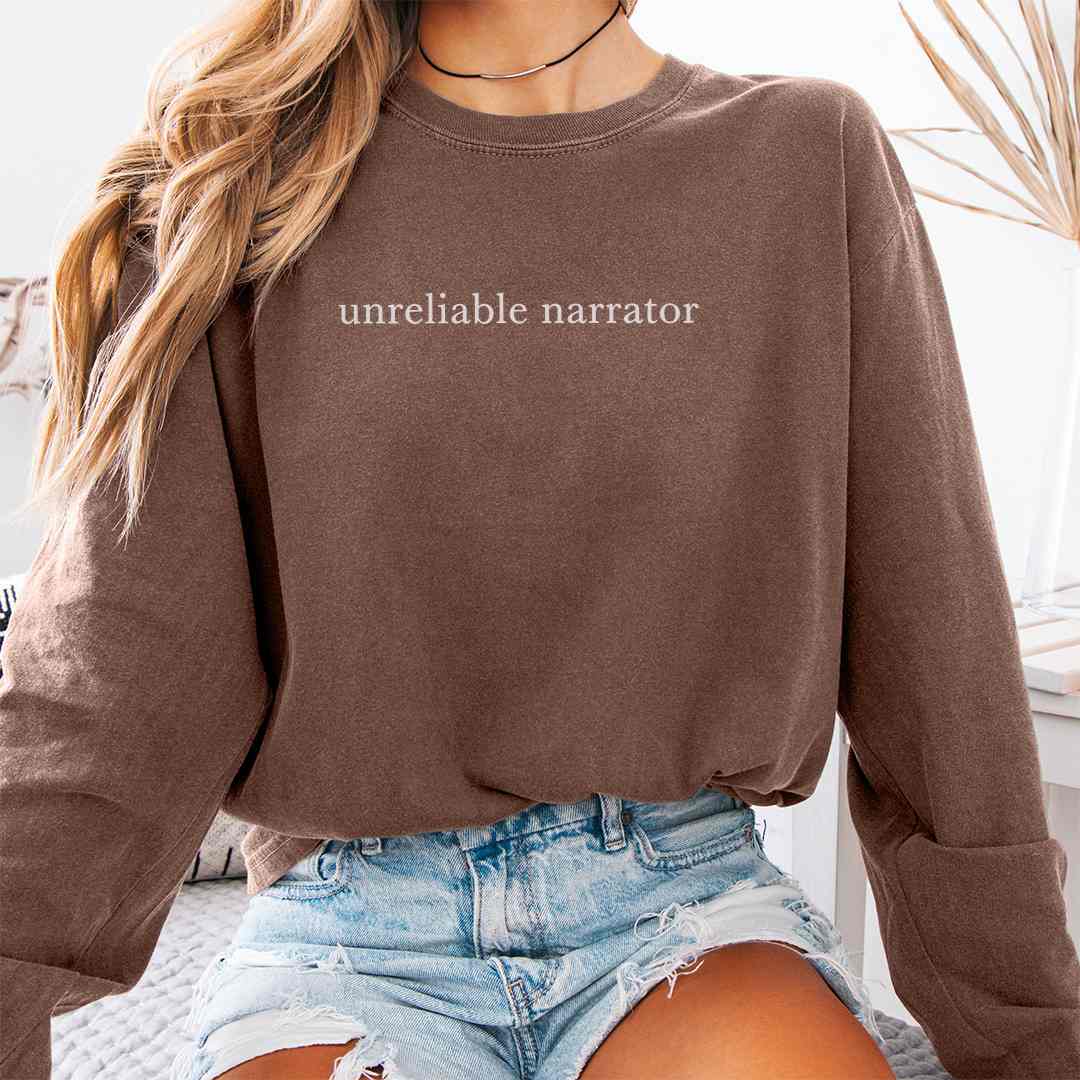 Unreliable Narrator Long Sleeve Shirt