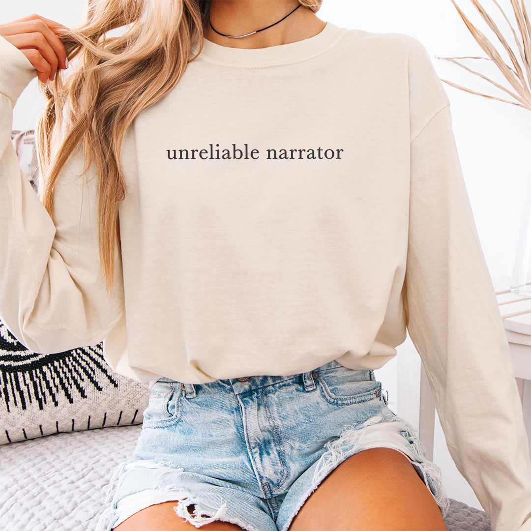 Unreliable Narrator Long Sleeve Shirt