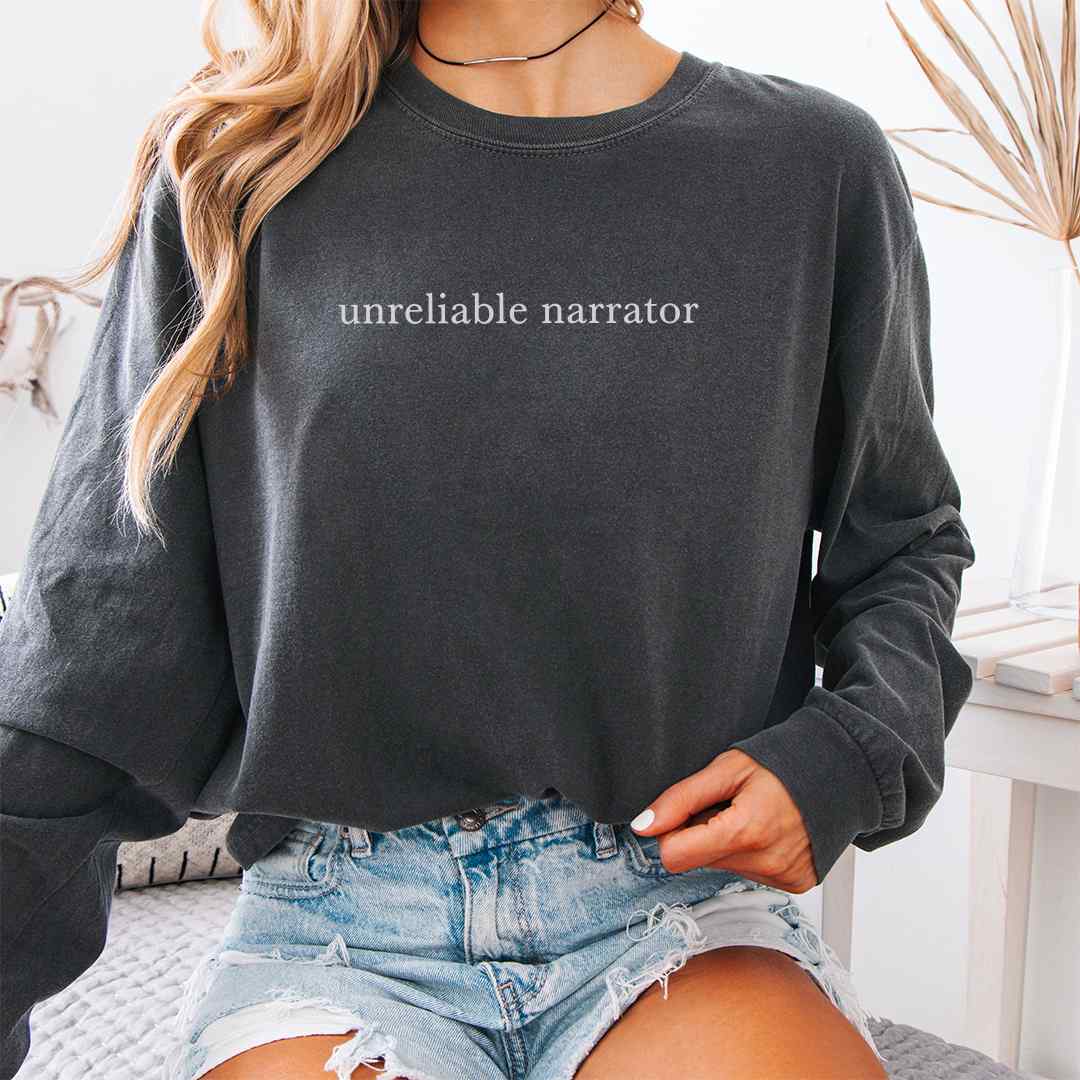Unreliable Narrator Long Sleeve Shirt