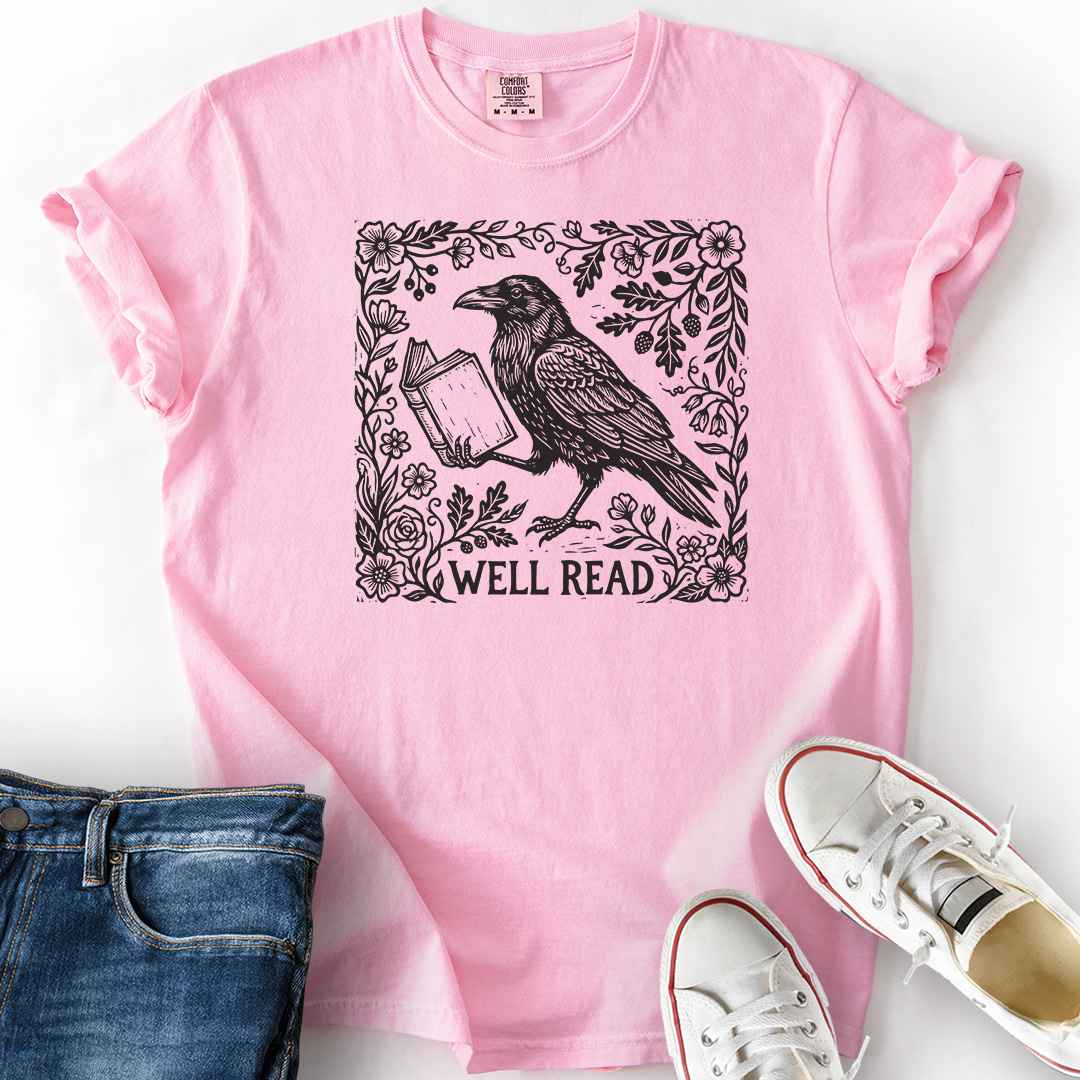 Well Read Raven T-Shirt