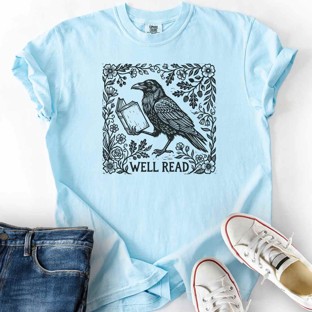 Well Read Raven T-Shirt
