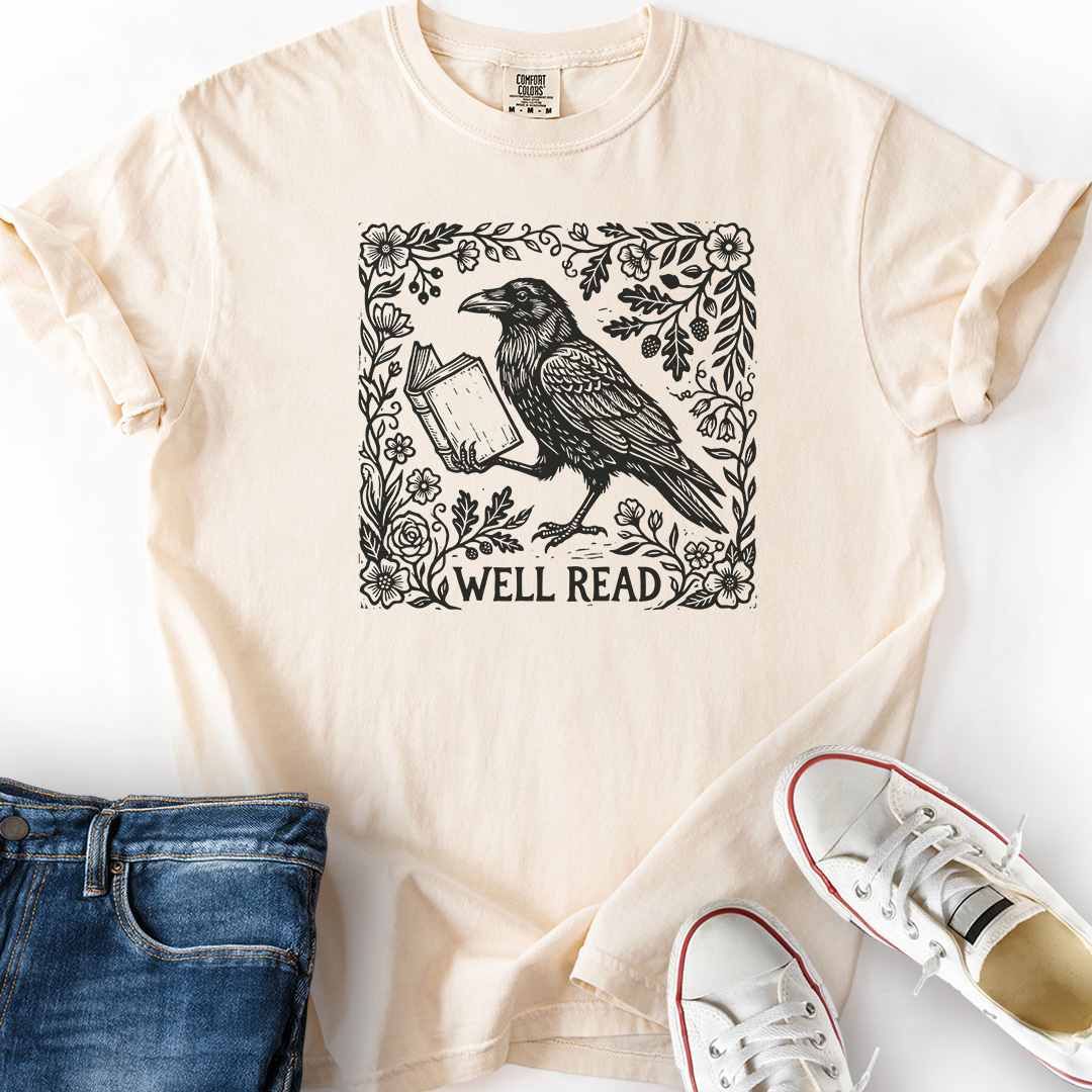 Well Read Raven T-Shirt
