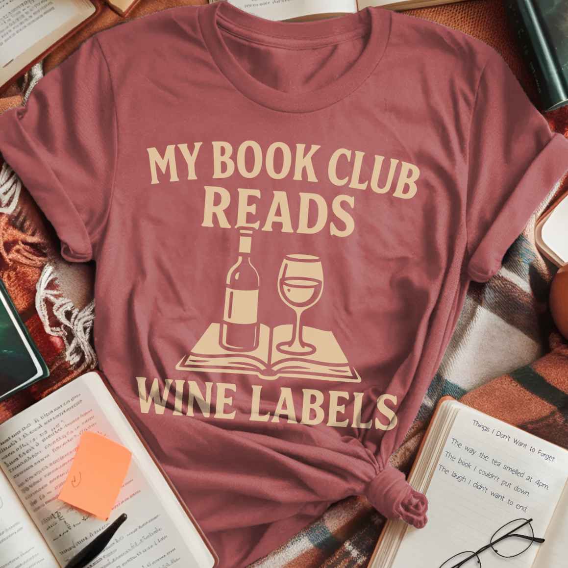 Reading Wine Labels T-Shirt